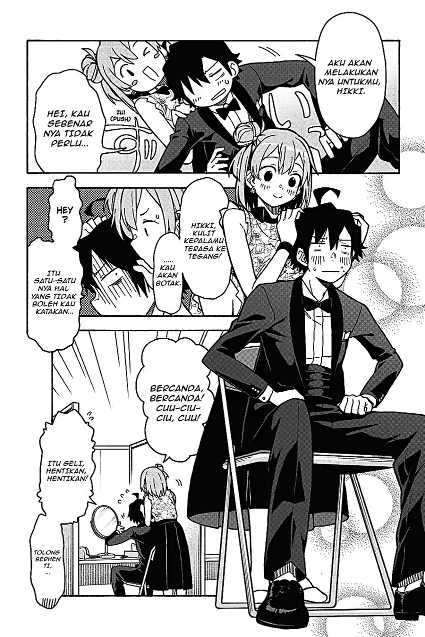 Yahari Ore no Seishun Love Come wa Machigatteiru @comic Chapter 90 Gambar 17