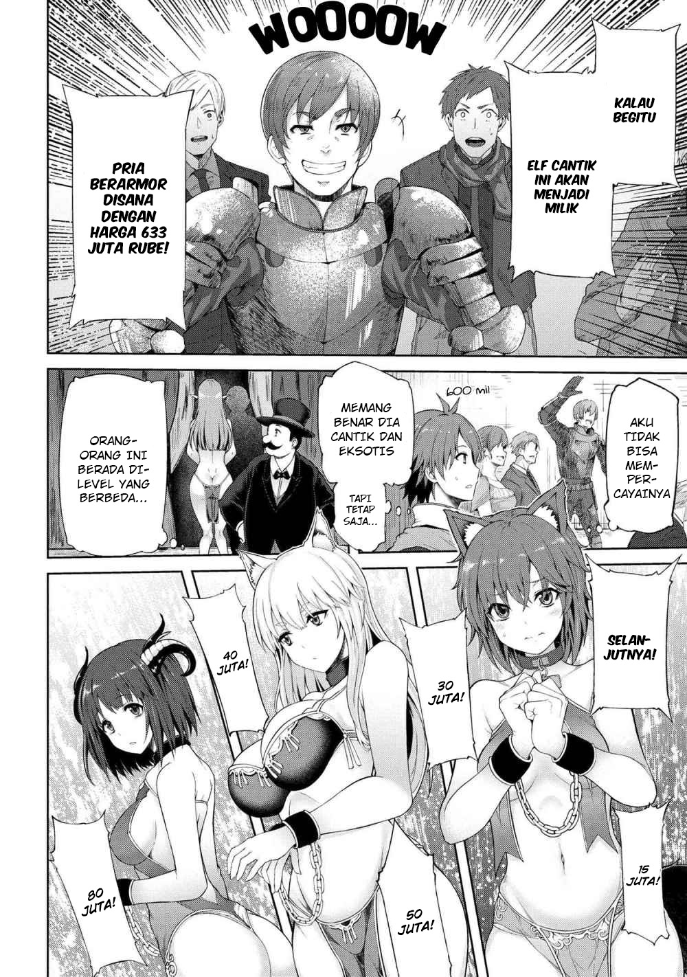Ie ga Moete Jinsei Dou Demo Yoku Natta kara, Nokotta Nakenashi no Kin de Dark Elf no Dorei o Katta Chapter 01 Gambar 18