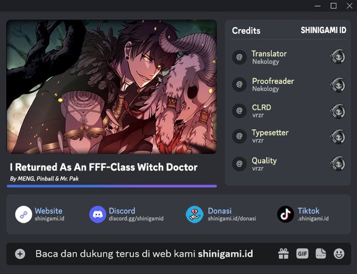 I Returned As An FFF-Class Witch Doctor Chapter 29 halaman 135