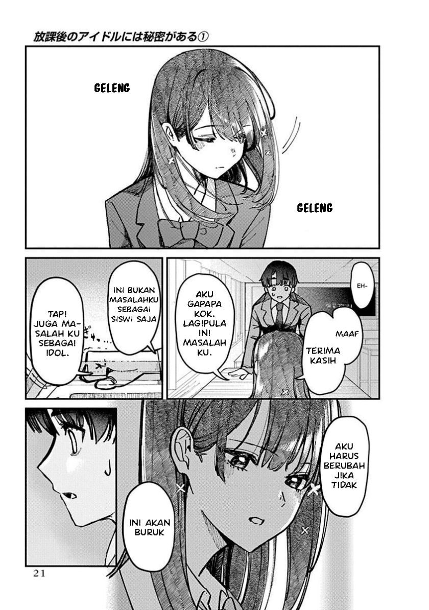 Houkago no Idol ni wa Himitsu ga aru Chapter 1 - Halaman 23
