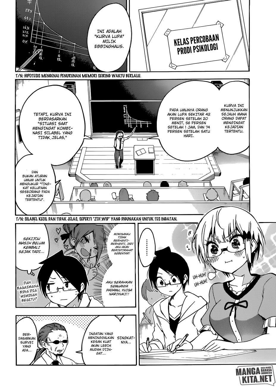 Bokutachi wa Benkyou ga Dekinai Chapter 81 Gambar 11