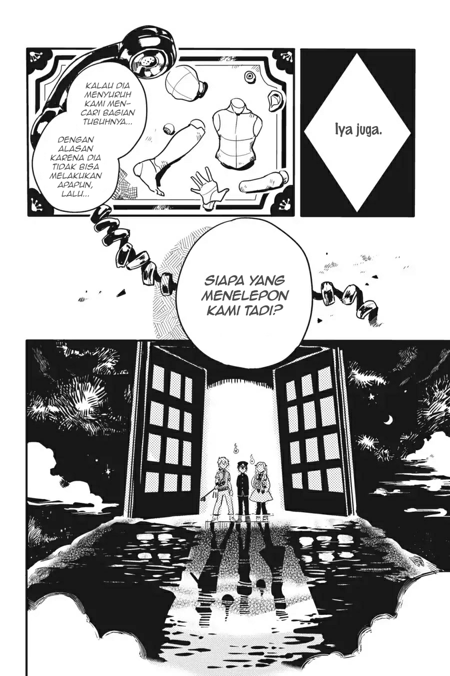 Jibaku Shounen Hanako-kun Chapter 05 Gambar 21