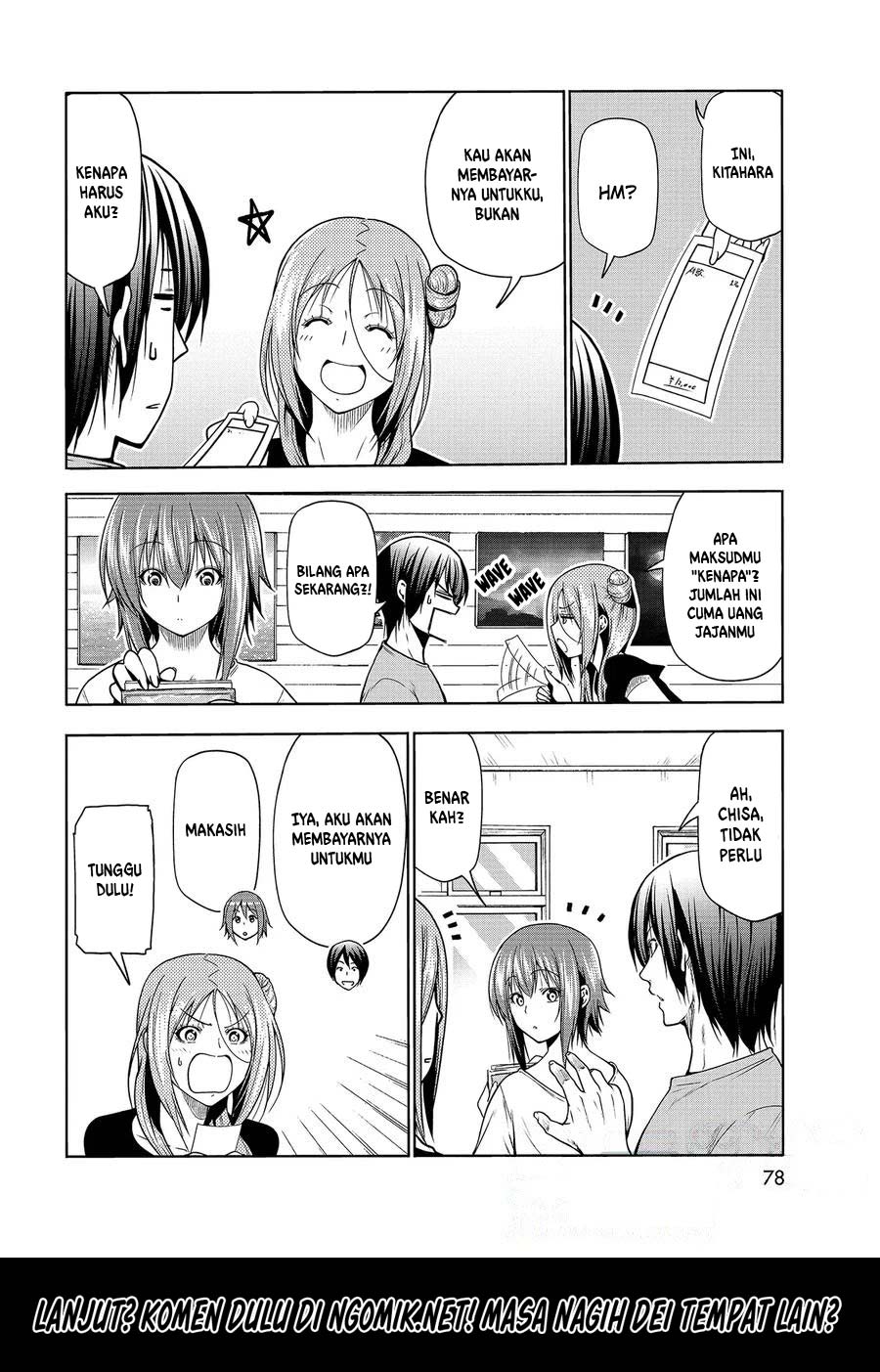 Grand Blue Chapter 68.2 Gambar 12