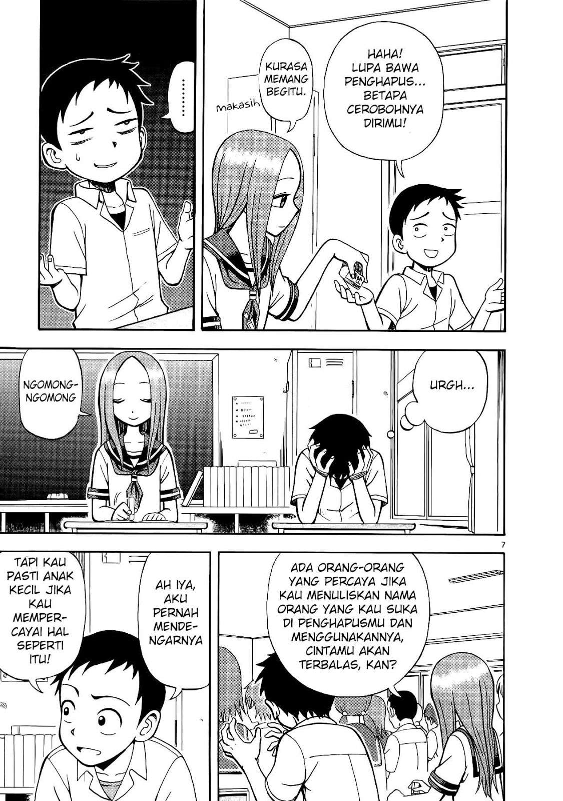 Karakai Jouzu no Takagi-san Chapter 1 Gambar 11